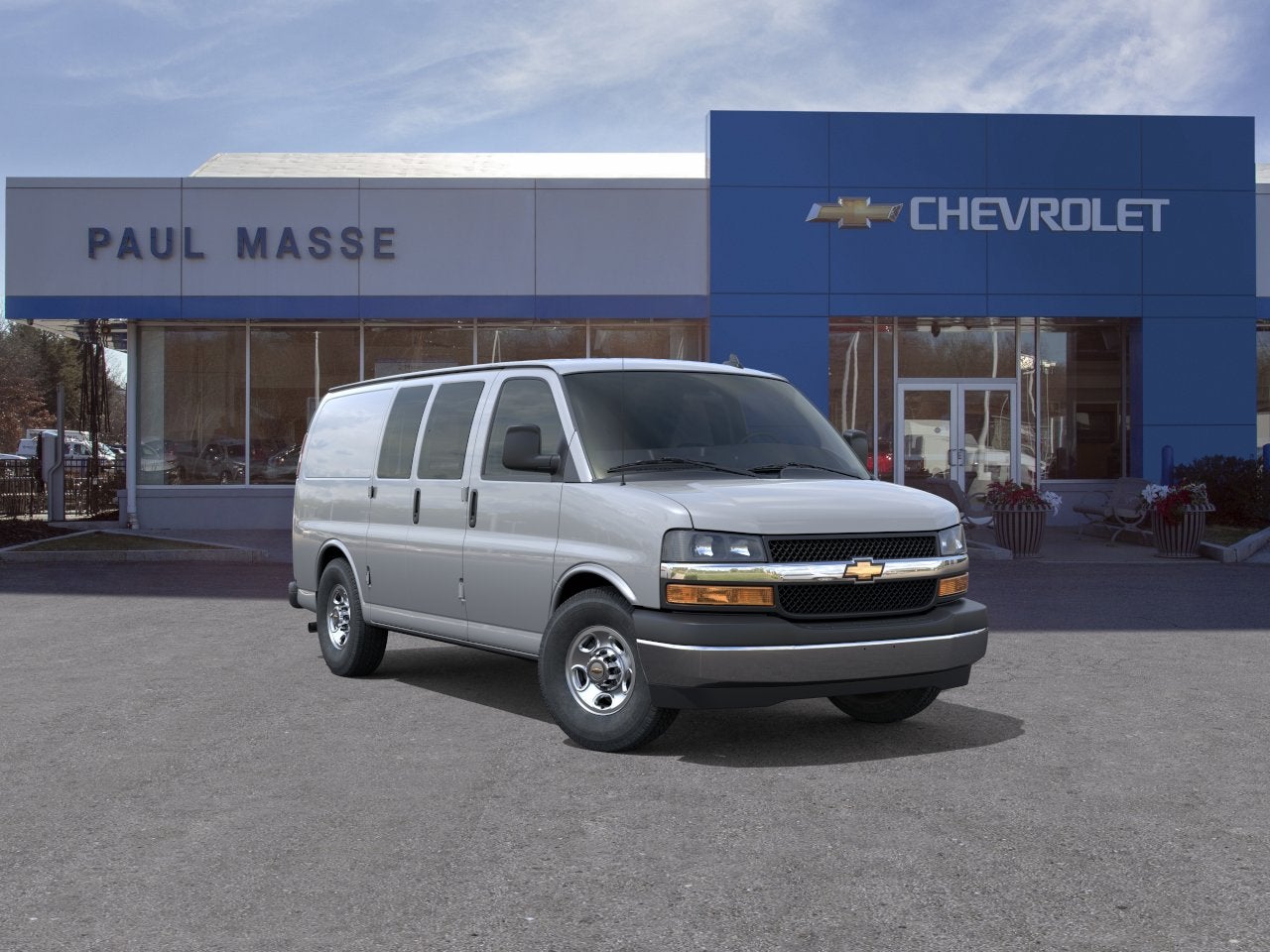Silver Ice Metallic 2027 Chevrolet Express Cargo Van Rear-Wheel Drive Automatic