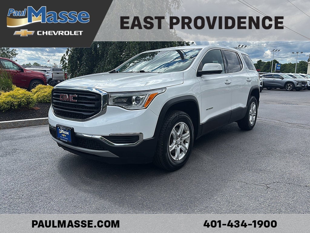 Summit White 2019 GMC Acadia SUV / Crossover Front-Wheel Drive Automatic