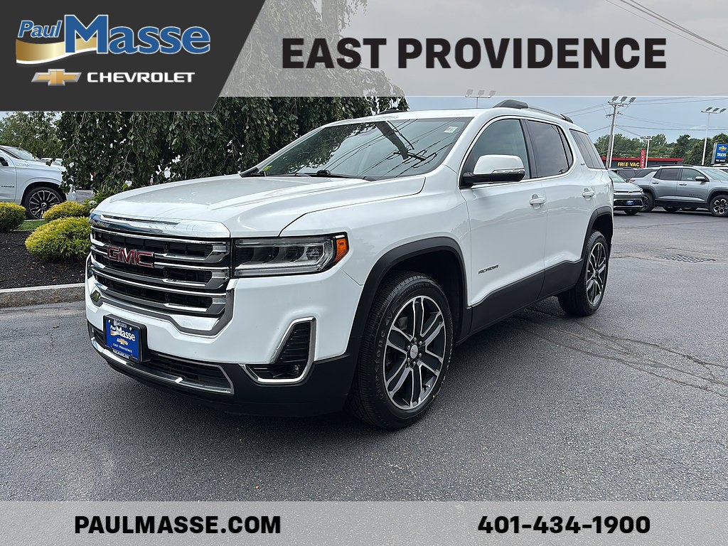 Summit White 2023 GMC Acadia SUV / Crossover Four-Wheel Drive Automatic