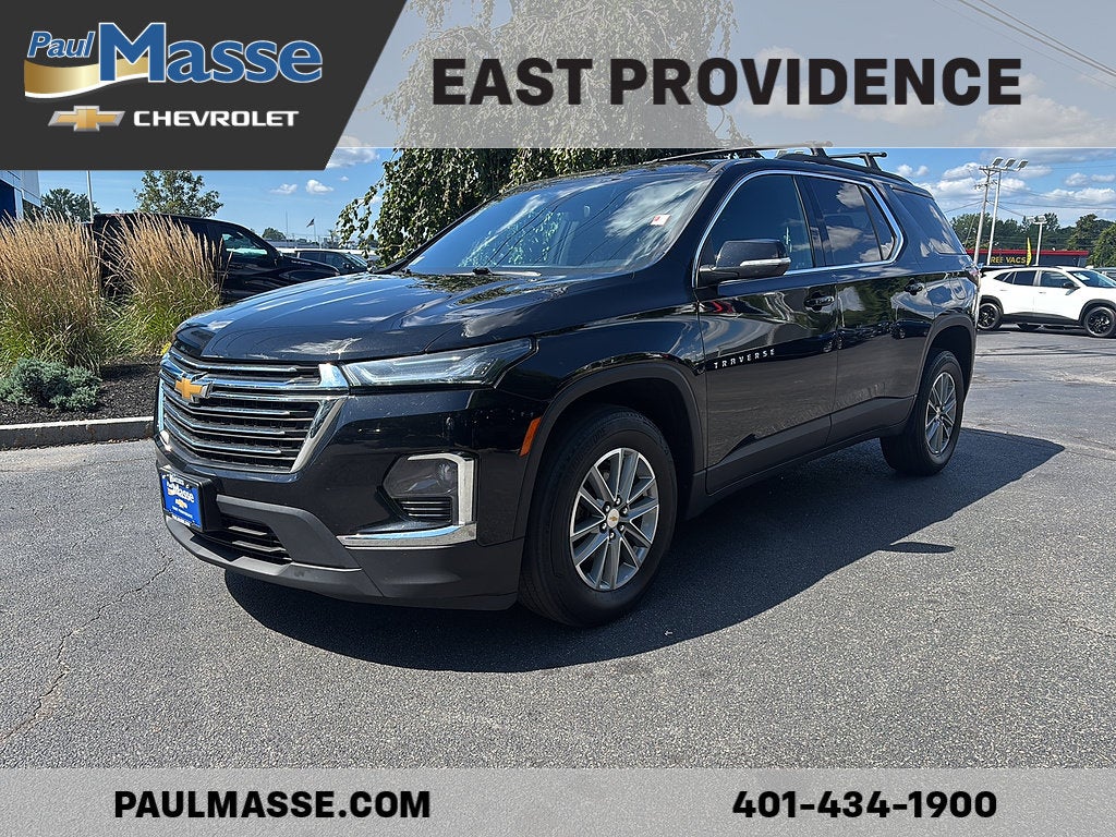 Mosaic Black Metallic 2023 Chevrolet Traverse SUV / Crossover Four-Wheel Drive Automatic