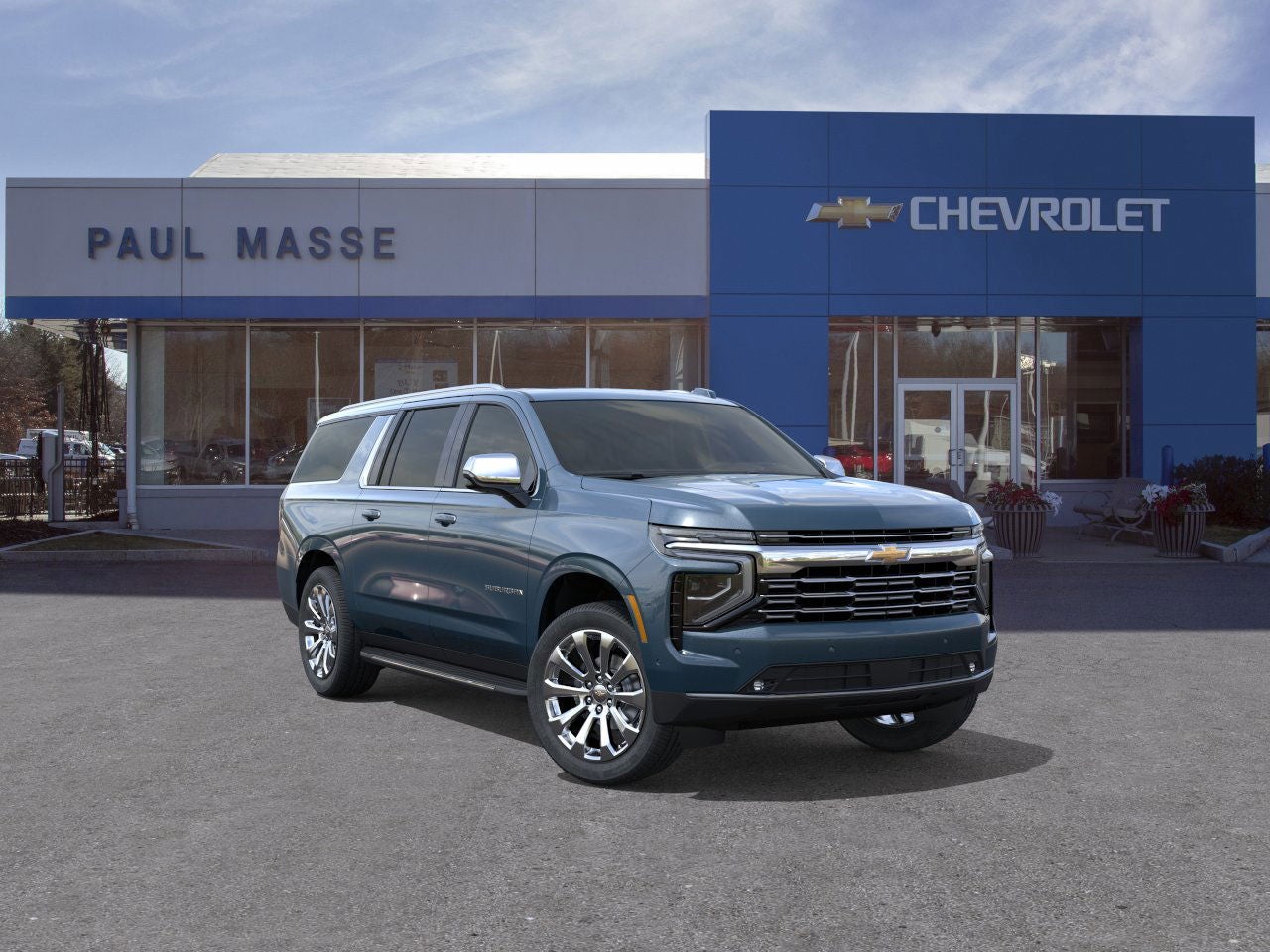 Lakeshore Blue Metallic 2026 Chevrolet Suburban SUV / Crossover Four-Wheel Drive Automatic