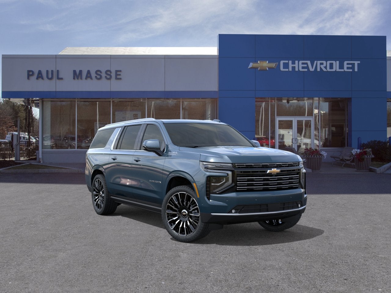 Lakeshore Blue Metallic 2026 Chevrolet Suburban SUV / Crossover Four-Wheel Drive Automatic