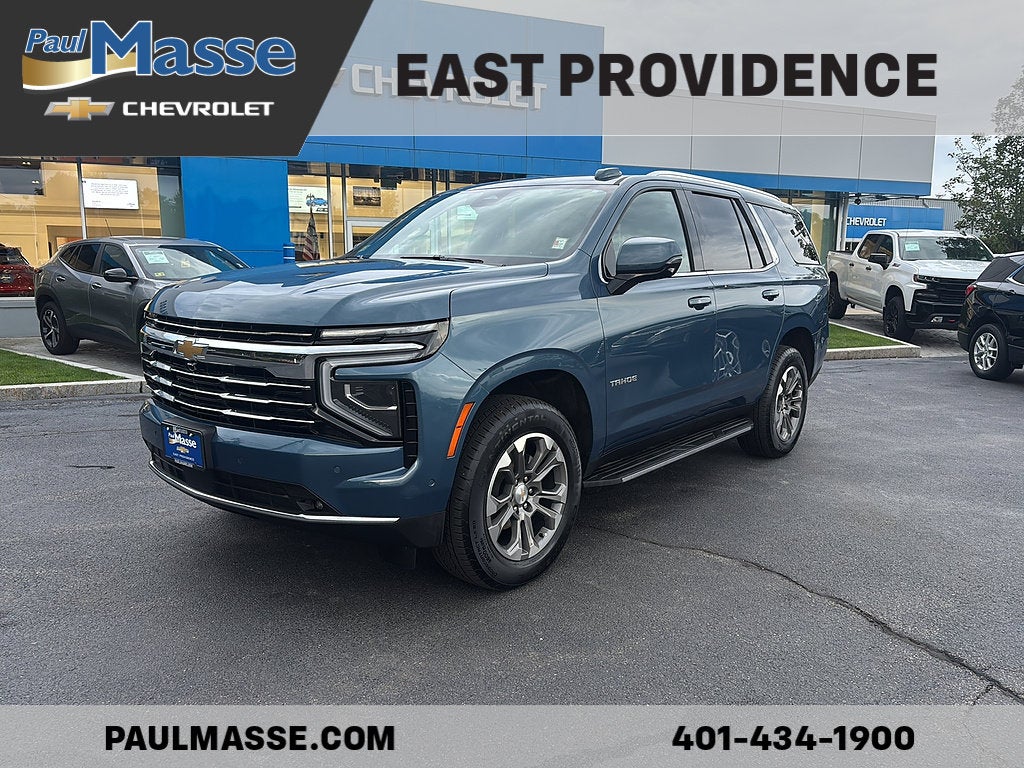 Lakeshore Blue Metallic 2025 Chevrolet Tahoe SUV / Crossover Four-Wheel Drive Automatic