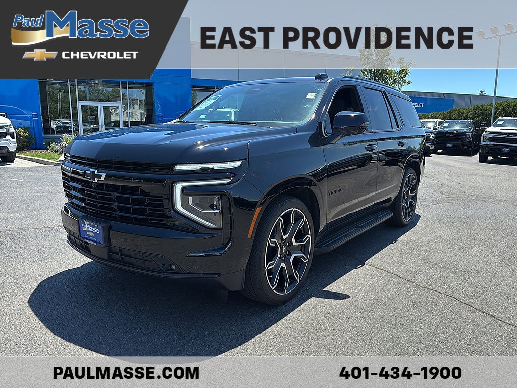 Black 2025 Chevrolet Tahoe RST 4WD SUV / Crossover Four-Wheel Drive Automatic