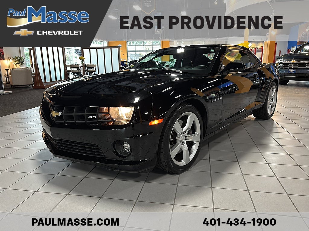 Black 2010 Chevrolet Camaro Coupe Rear-Wheel Drive Manual
