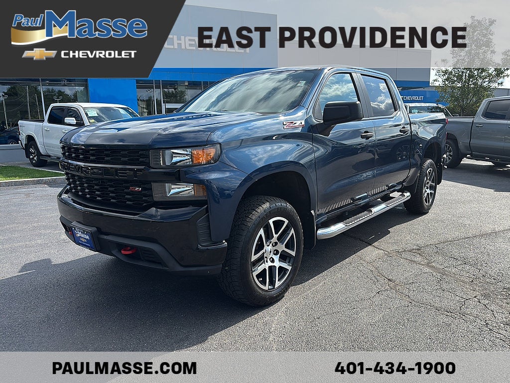 Northsky Blue Metallic 2019 Chevrolet Silverado 1500 Pickup Truck Four-Wheel Drive Automatic