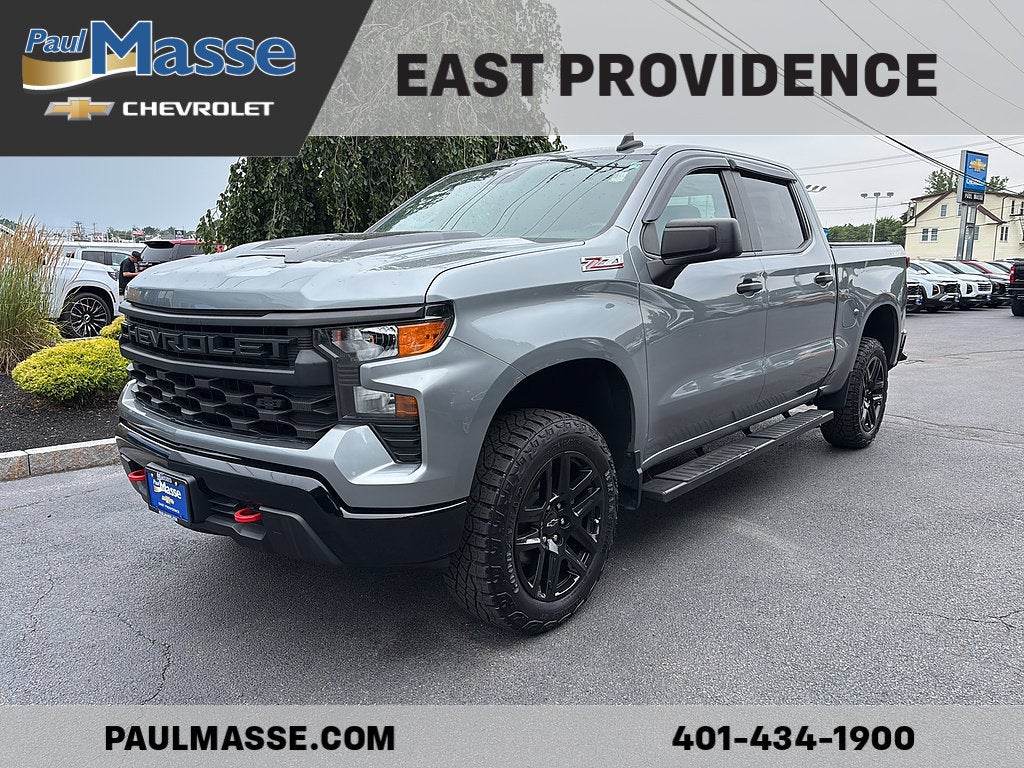 Sterling Gray Metallic 2023 Chevrolet Silverado 1500 Pickup Truck Four-Wheel Drive Automatic