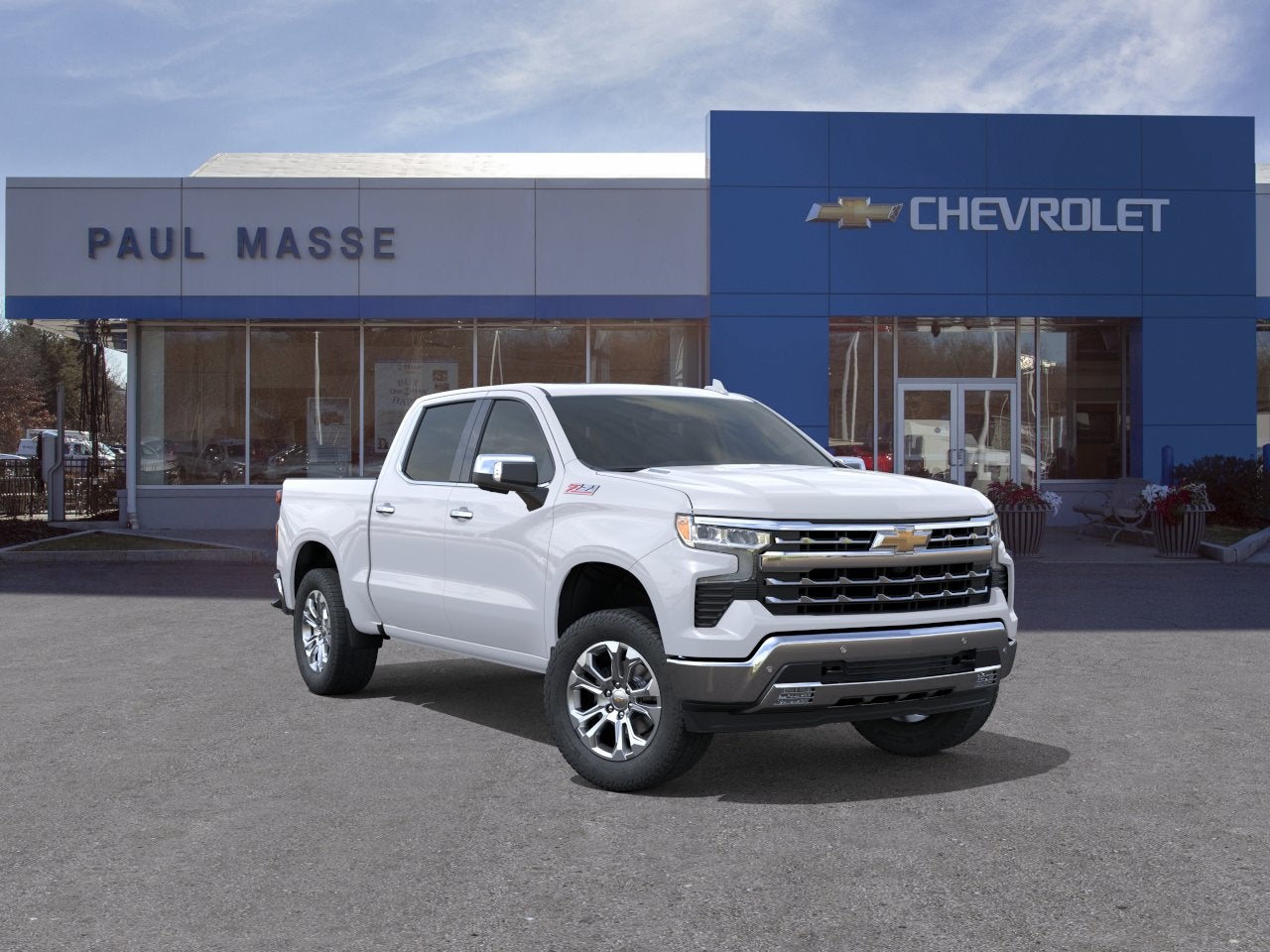 Summit White 2026 Chevrolet Silverado 1500 Pickup Truck Four-Wheel Drive Automatic