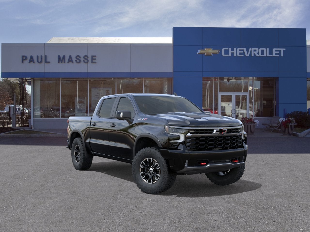 Black 2026 Chevrolet Silverado 1500 Pickup Truck Four-Wheel Drive Automatic