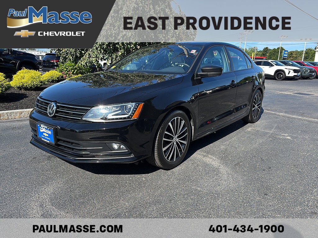 Black 2016 Volkswagen Jetta Sedan Front-Wheel Drive Manual