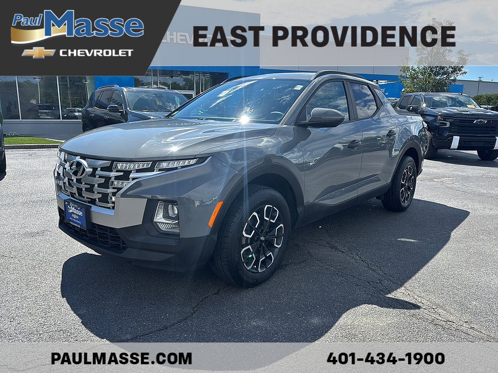 Gray 2022 Hyundai Santa Cruz Pickup Truck All-Wheel Drive 