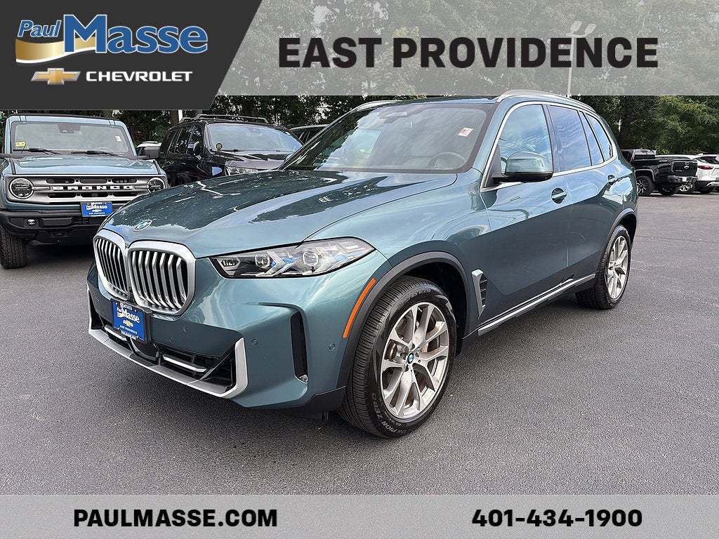 Blue 2025 BMW X5 SUV / Crossover All-Wheel Drive 