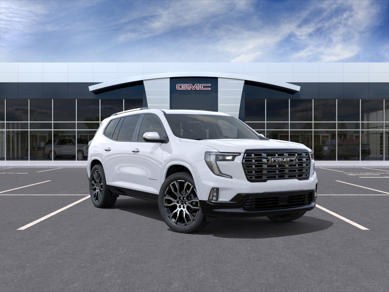 Summit White 2027 GMC Acadia SUV / Crossover Four-Wheel Drive Automatic