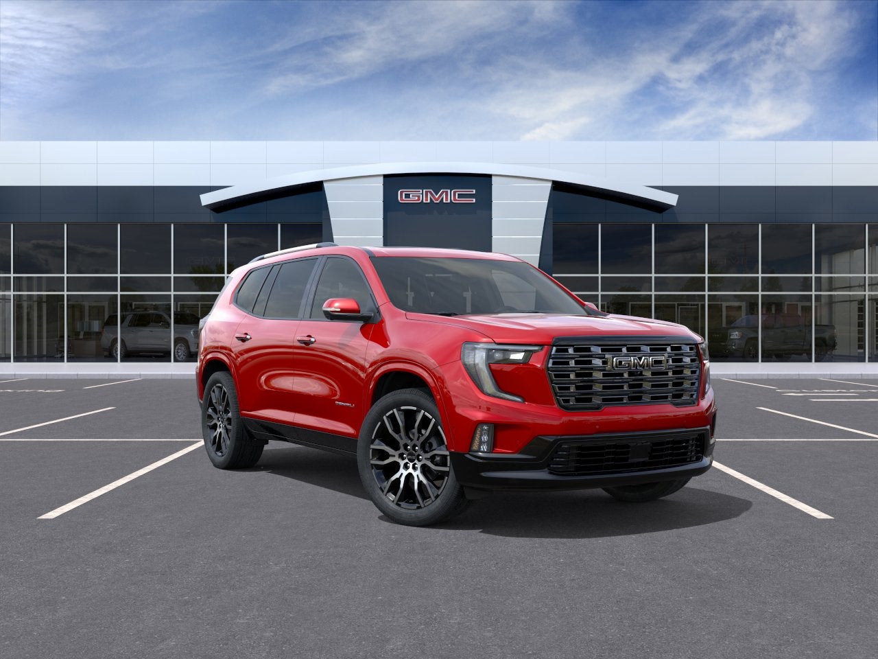 Volcanic Red Tintcoat 2026 GMC Acadia SUV / Crossover Four-Wheel Drive Automatic