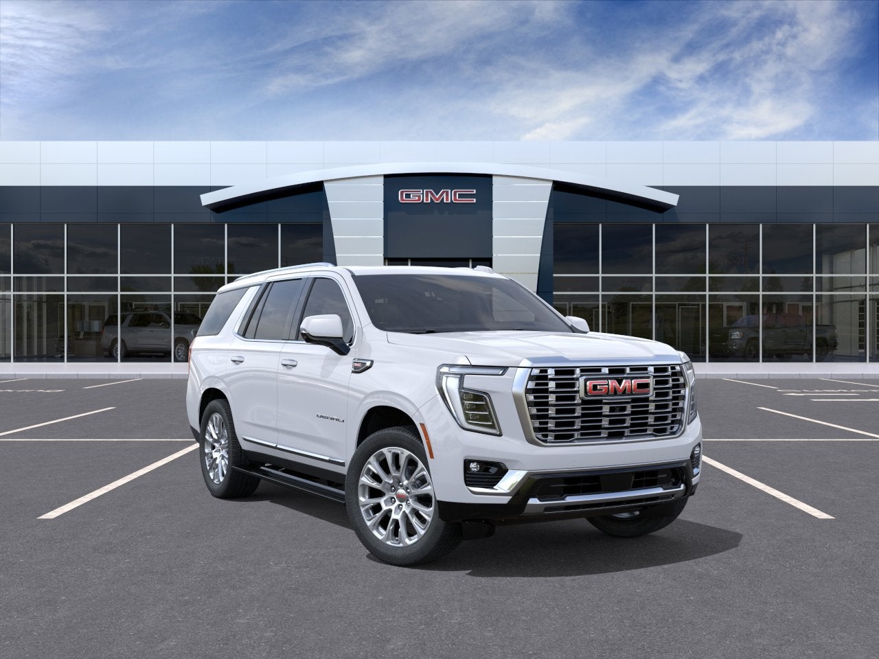 Glacier White Tricoat 2026 GMC Yukon SUV / Crossover Four-Wheel Drive Automatic