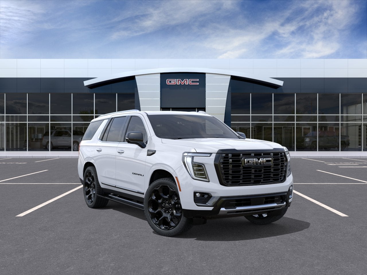 Glacier White Tricoat 2026 GMC Yukon SUV / Crossover Four-Wheel Drive Automatic