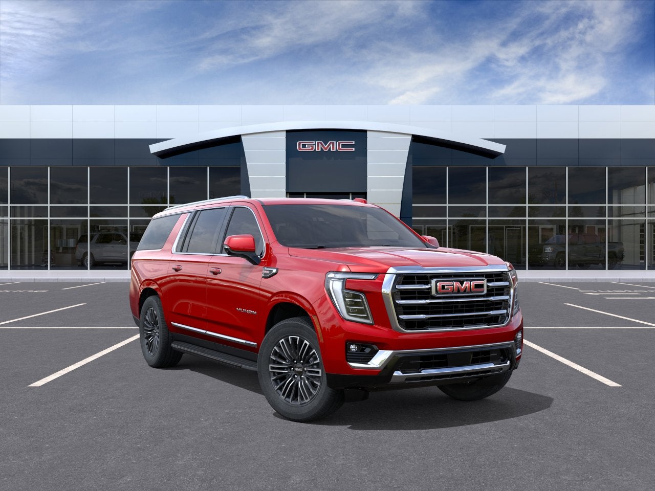 Volcanic Red Tintcoat 2026 GMC Yukon XL SUV / Crossover Four-Wheel Drive Automatic