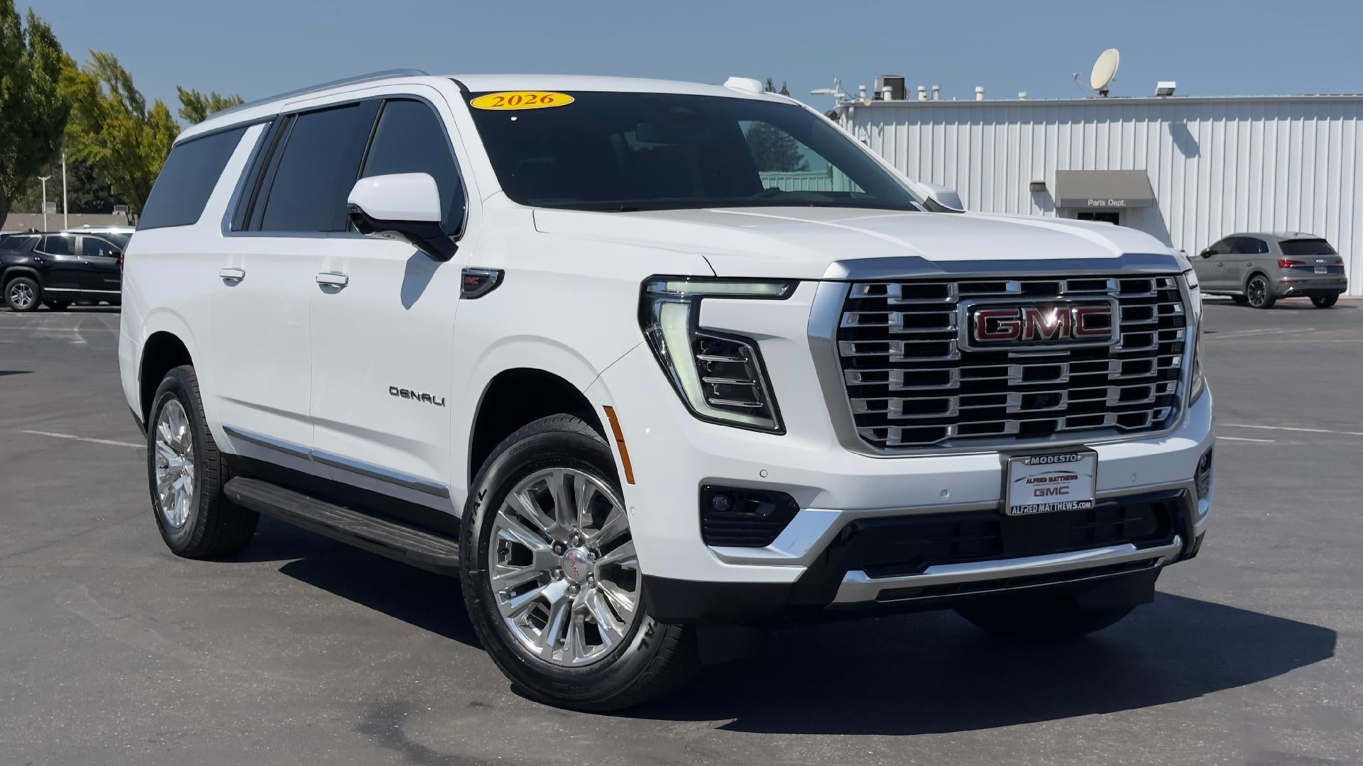 Summit White 2026 GMC Yukon XL SUV / Crossover Four-Wheel Drive Automatic