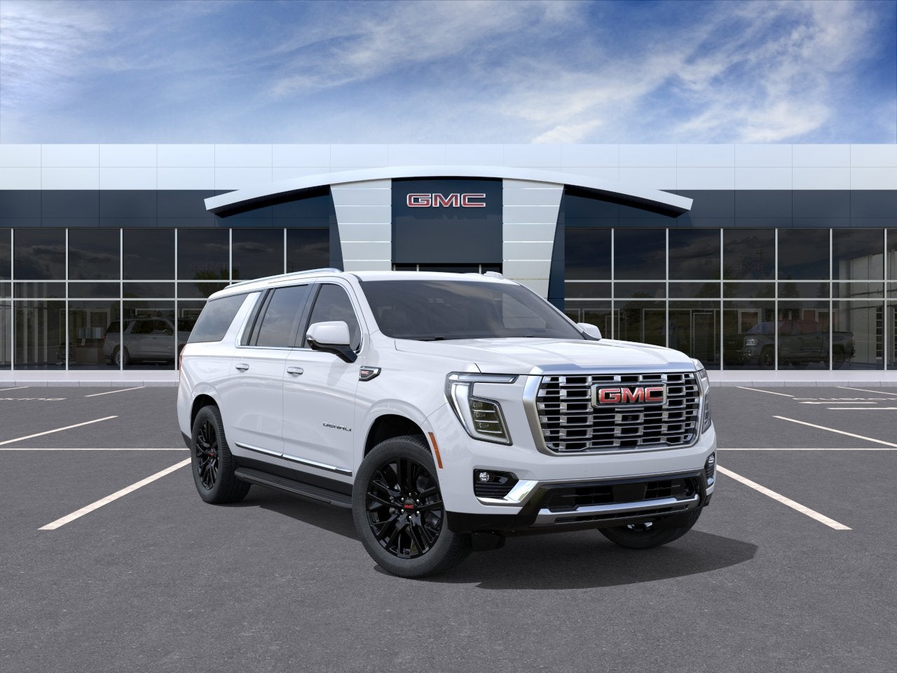 Glacier White Tricoat 2026 GMC Yukon XL SUV / Crossover Four-Wheel Drive Automatic