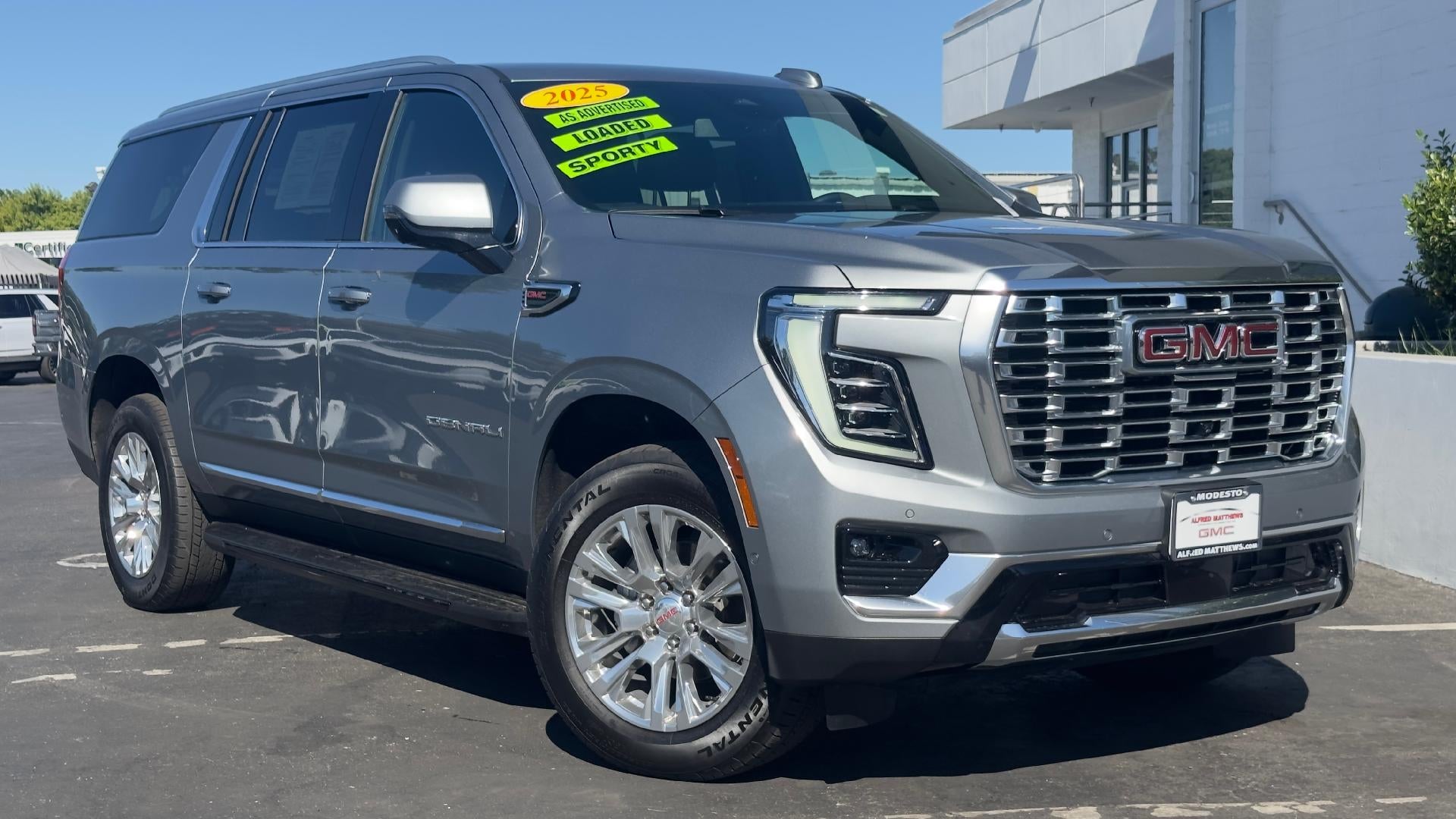 Sterling Metallic 2025 GMC Yukon XL SUV / Crossover Four-Wheel Drive Automatic