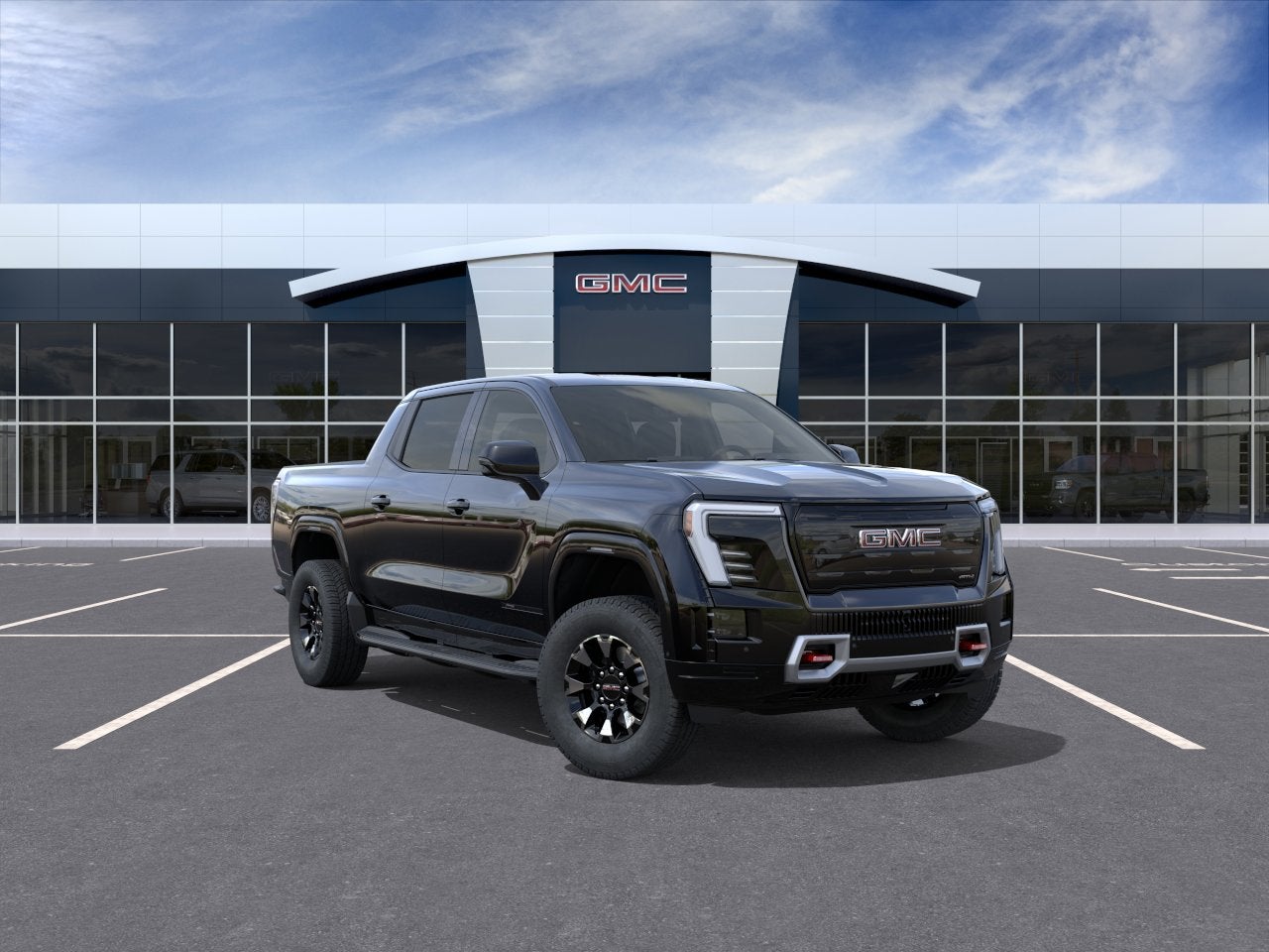 Onyx Black 2026 GMC Sierra EV Pickup Truck All-Wheel Drive Automatic