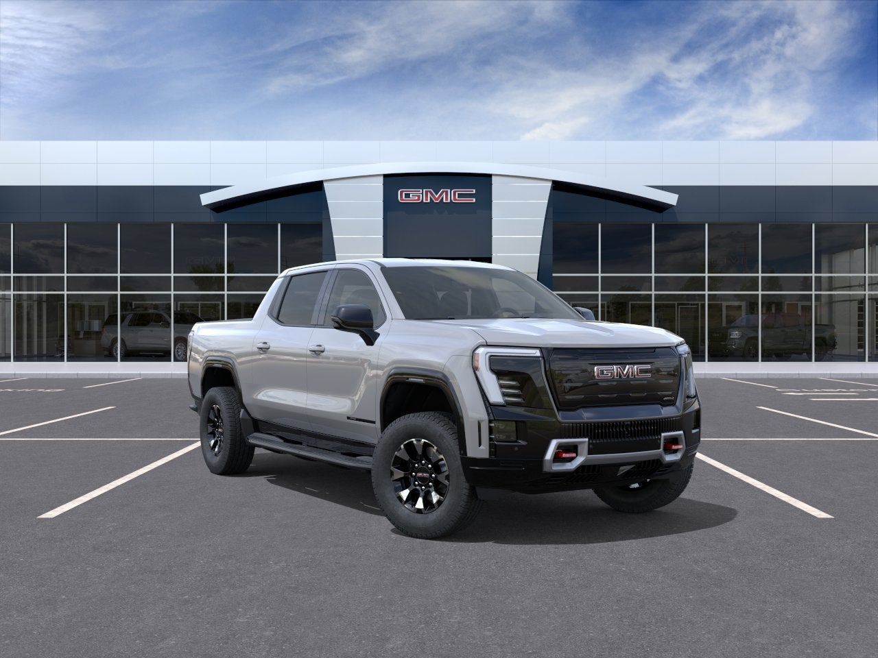 Thunderstorm Gray 2026 GMC Sierra EV Pickup Truck All-Wheel Drive Automatic