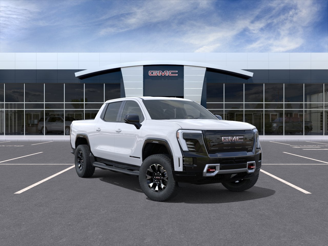 Summit White 2026 GMC Sierra EV Pickup Truck All-Wheel Drive Automatic