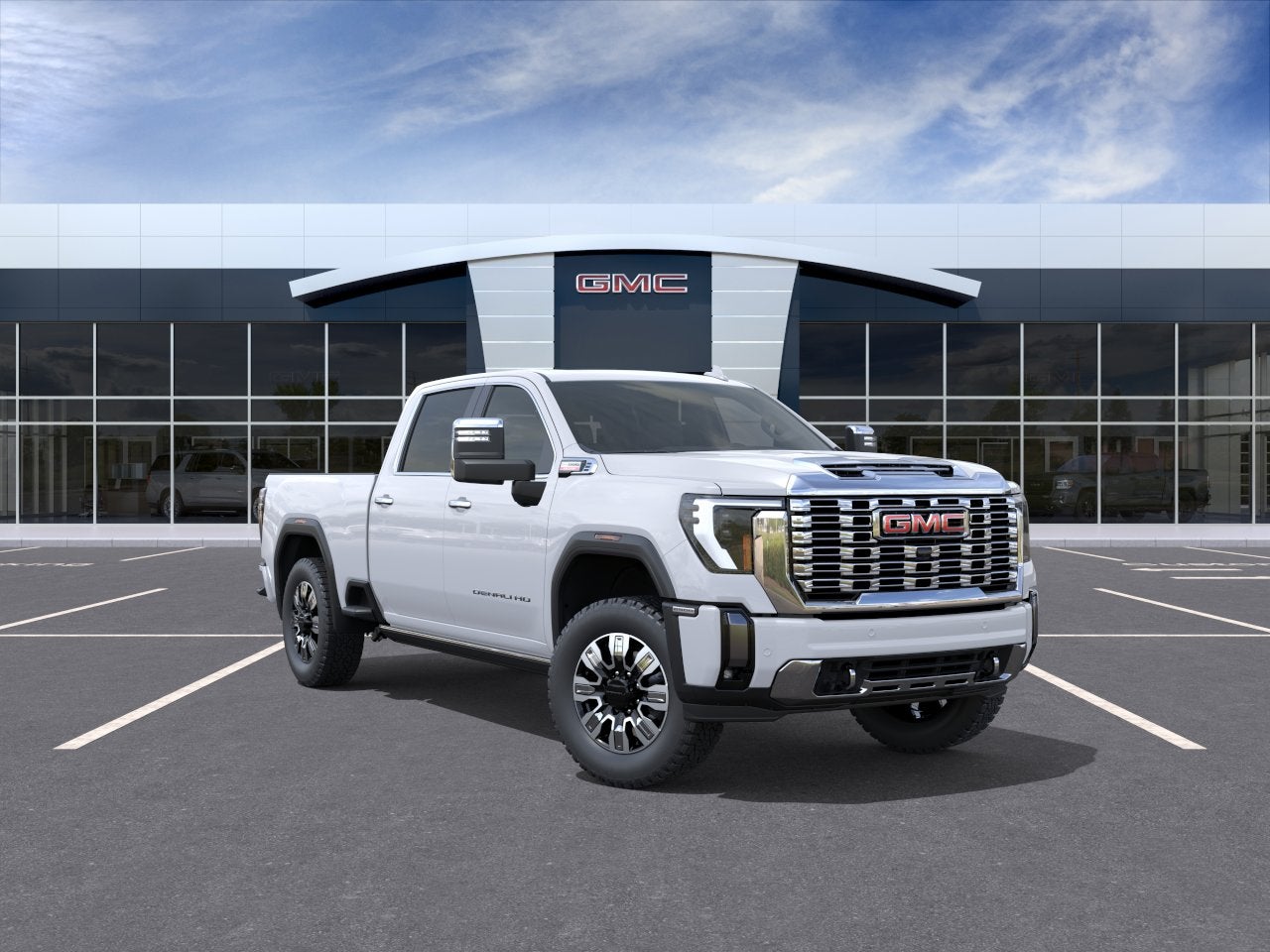 Glacier White Tricoat 2026 GMC Sierra 2500HD Pickup Truck Four-Wheel Drive Automatic