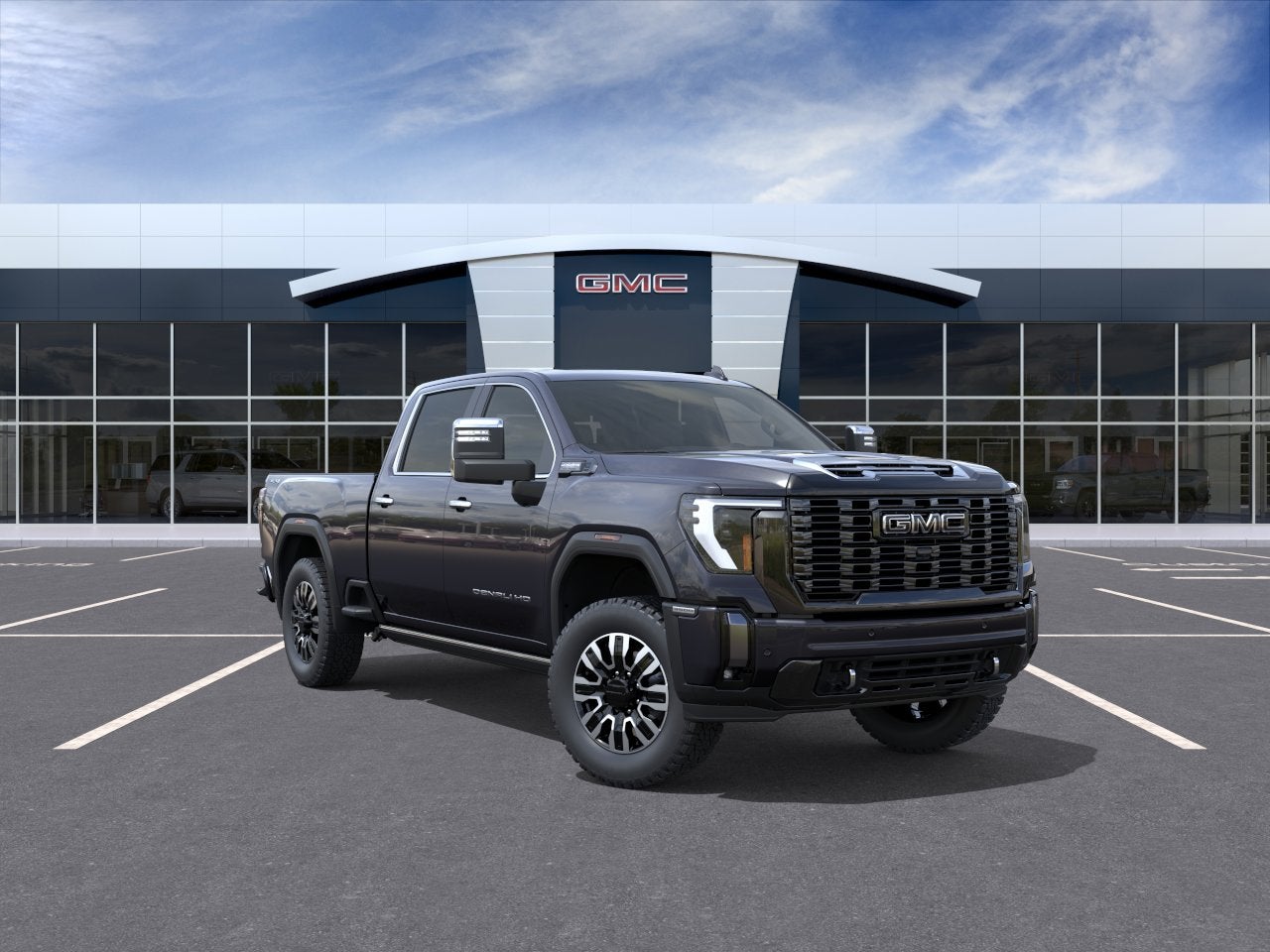 Titanium Rush Metallic 2026 GMC Sierra 3500HD Pickup Truck Four-Wheel Drive Automatic