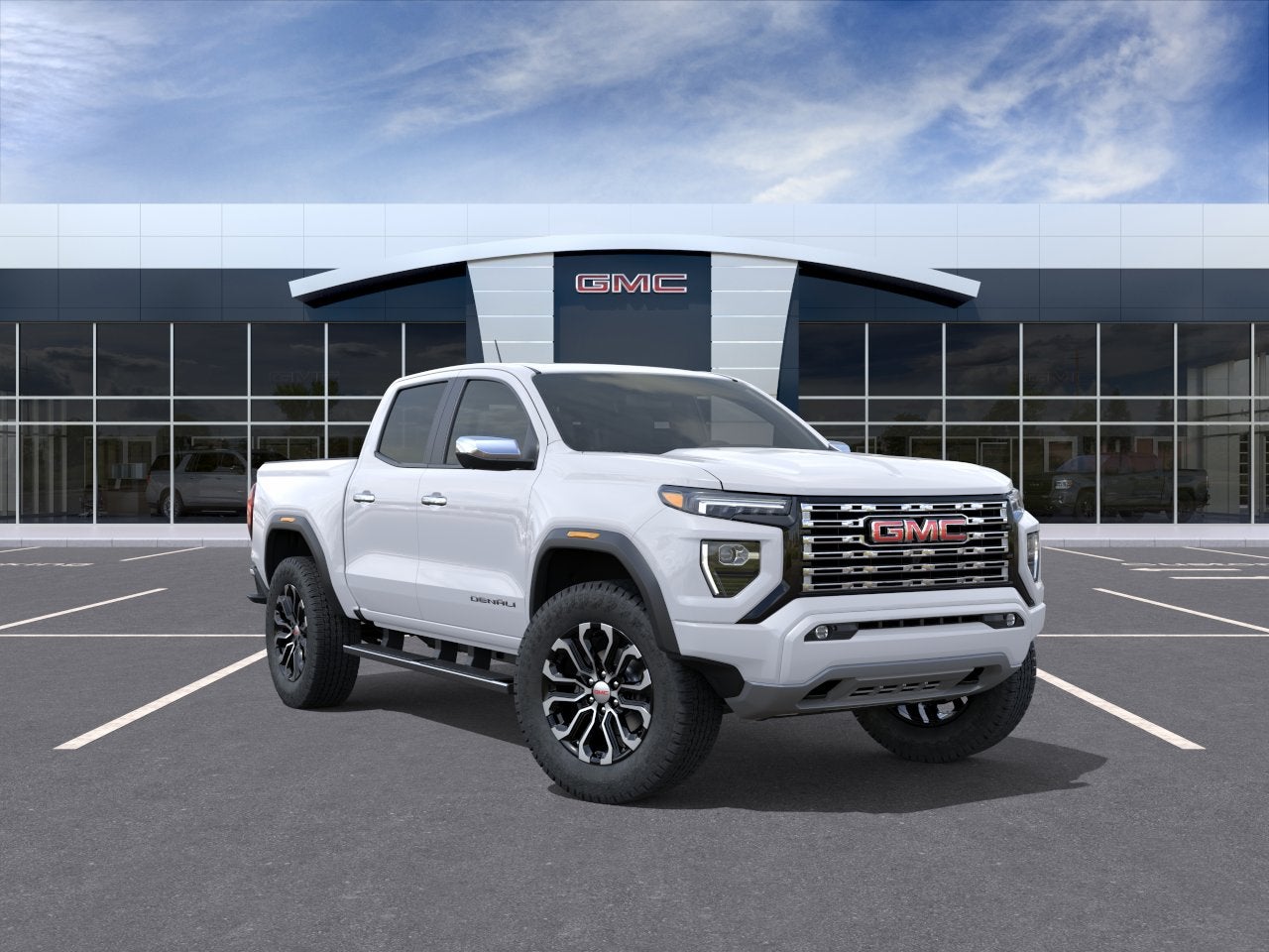 Summit White 2026 GMC Canyon Pickup Truck Four-Wheel Drive Automatic