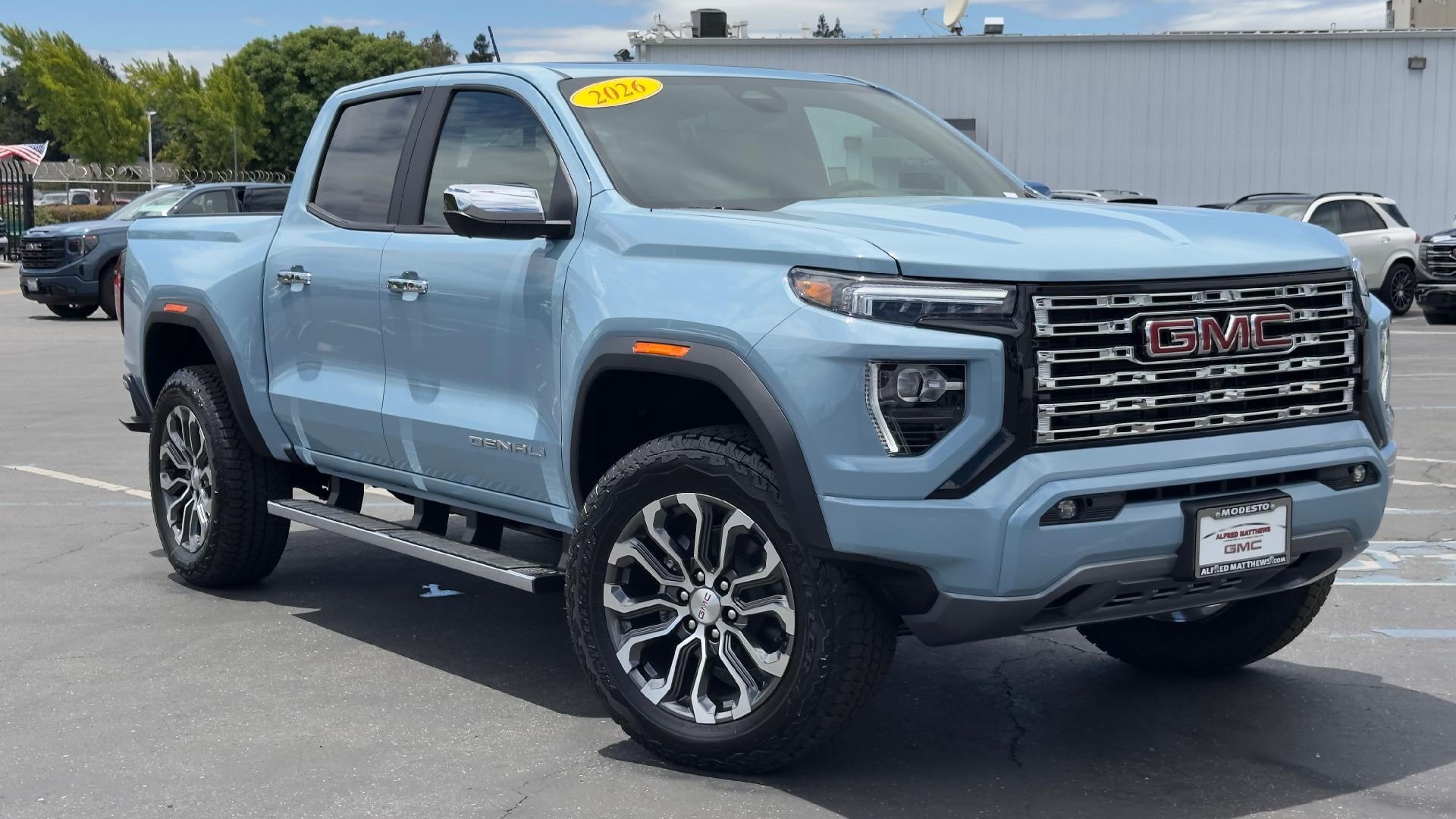 Glacier Metallic 2026 GMC Canyon Pickup Truck Four-Wheel Drive Automatic