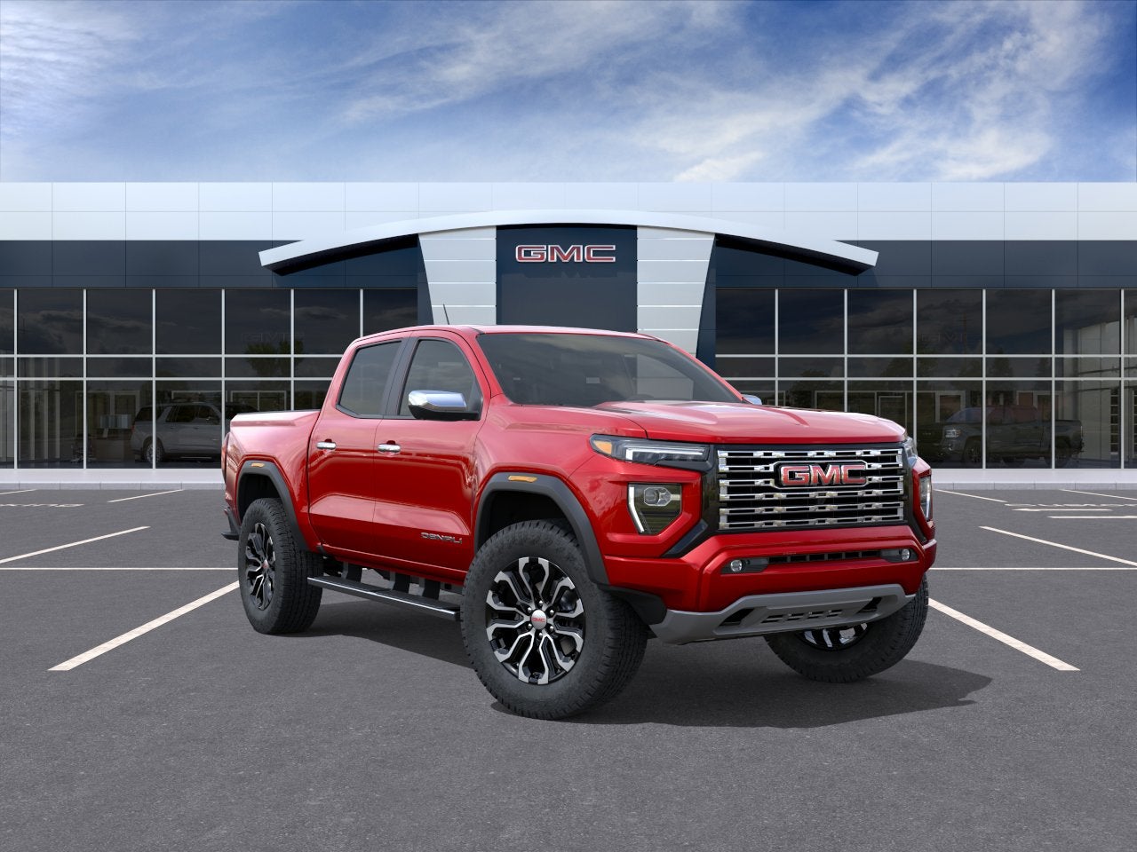 Volcanic Red Tintcoat 2026 GMC Canyon Pickup Truck Four-Wheel Drive Automatic