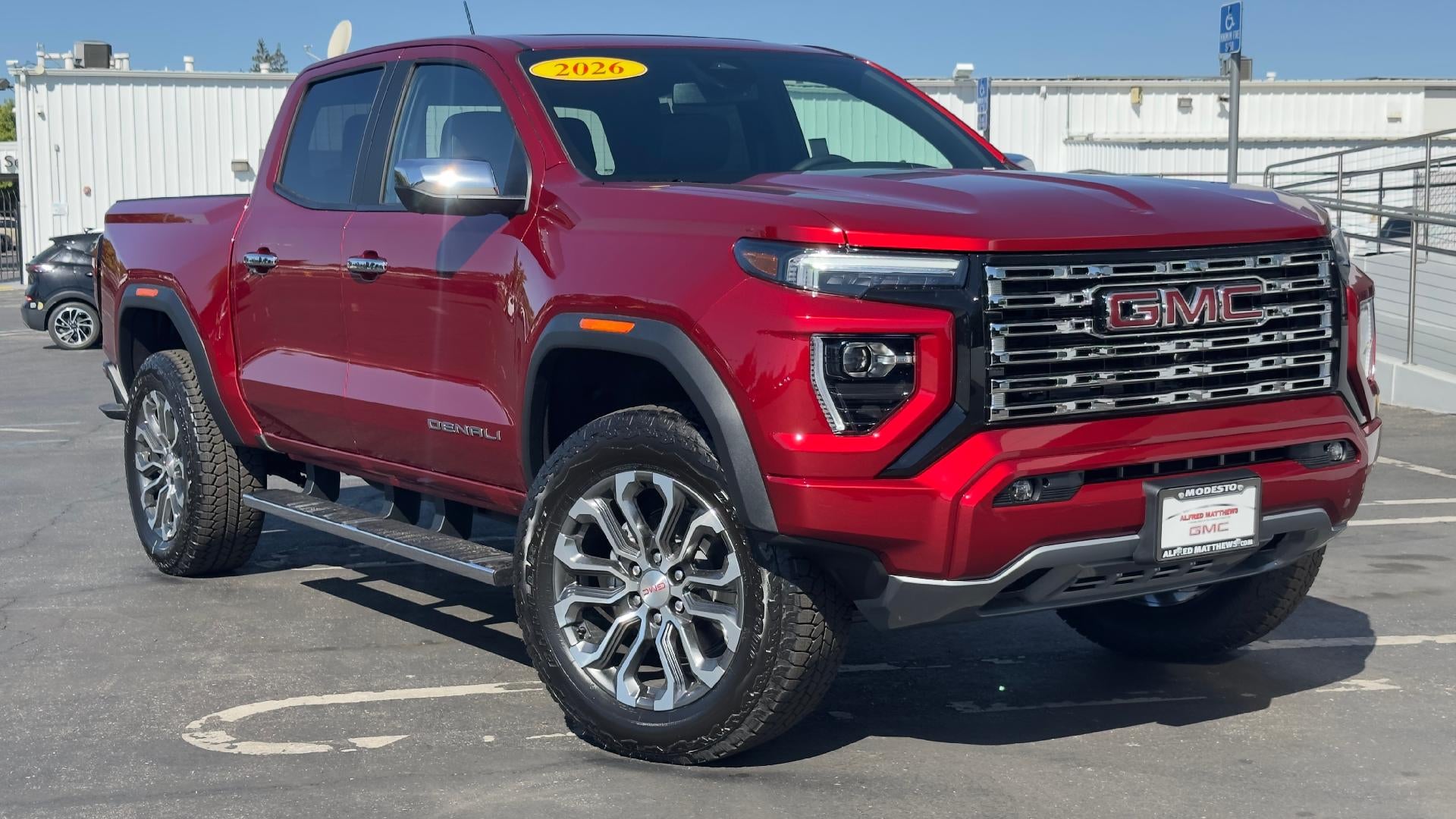 Volcanic Red Tintcoat 2026 GMC Canyon Pickup Truck Four-Wheel Drive Automatic