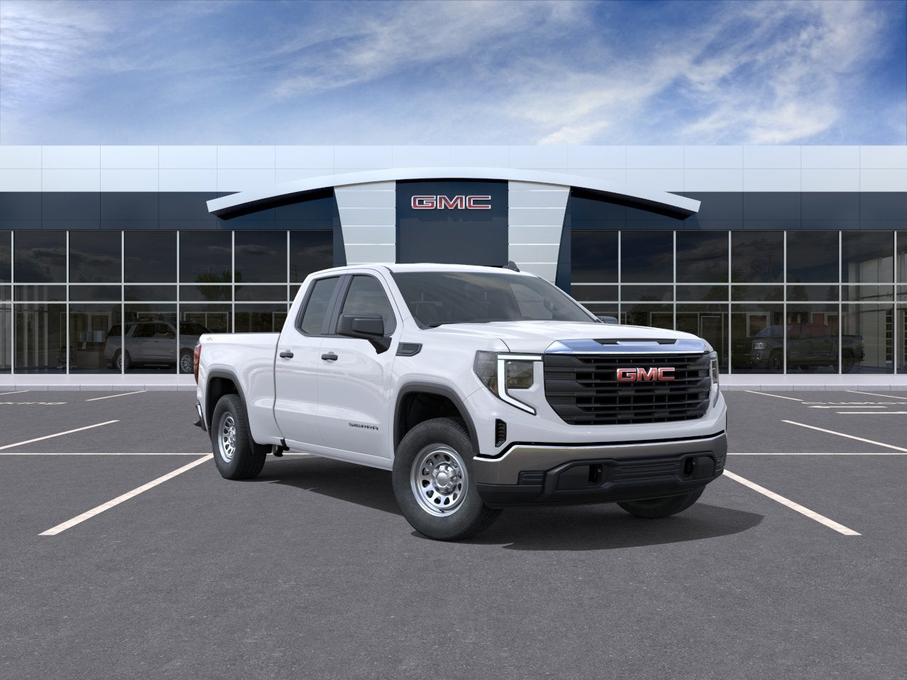 Summit White 2026 GMC Sierra 1500 Pickup Truck Four-Wheel Drive Automatic