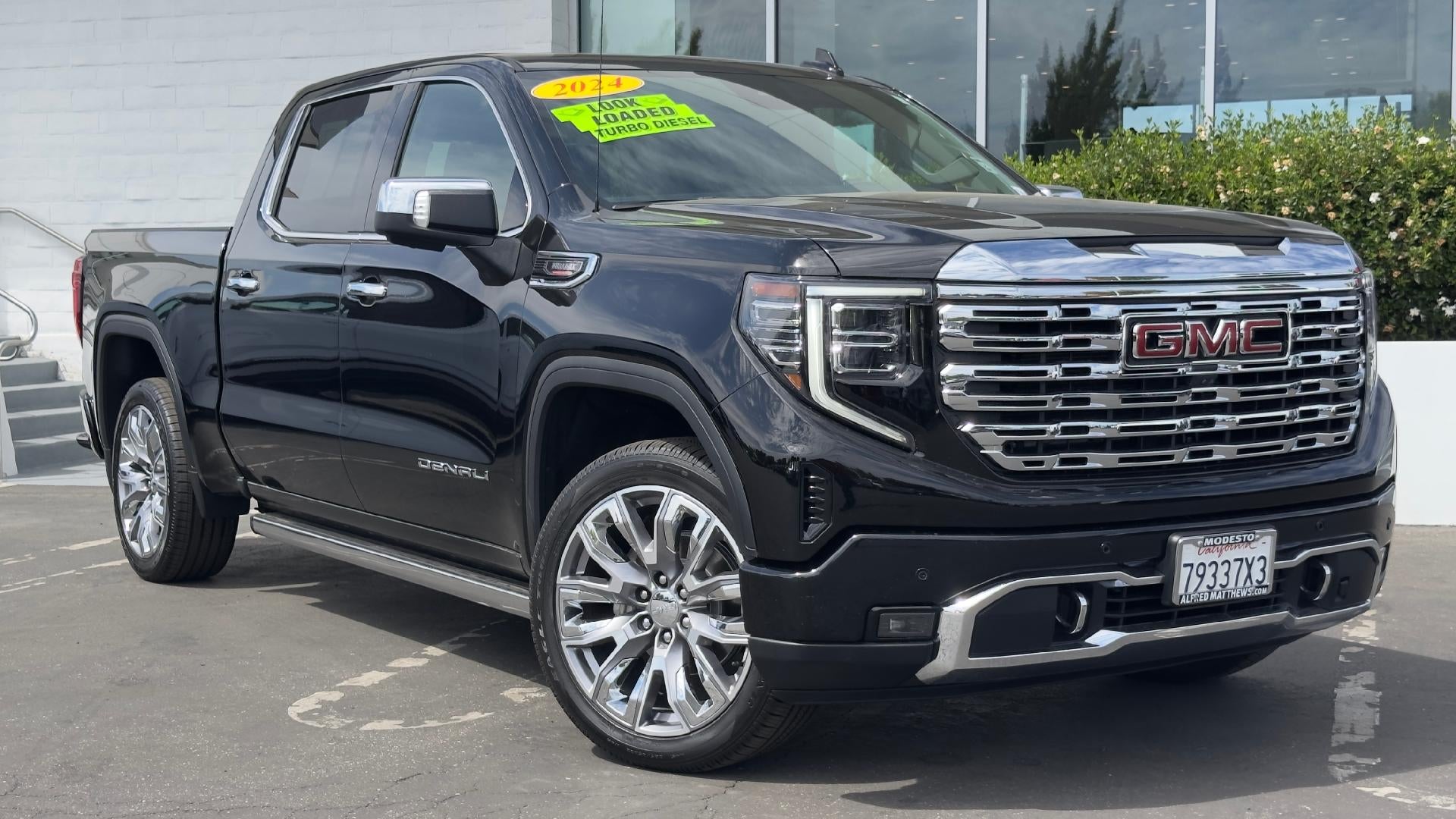 Onyx Black 2024 GMC Sierra 1500 Pickup Truck Four-Wheel Drive Automatic