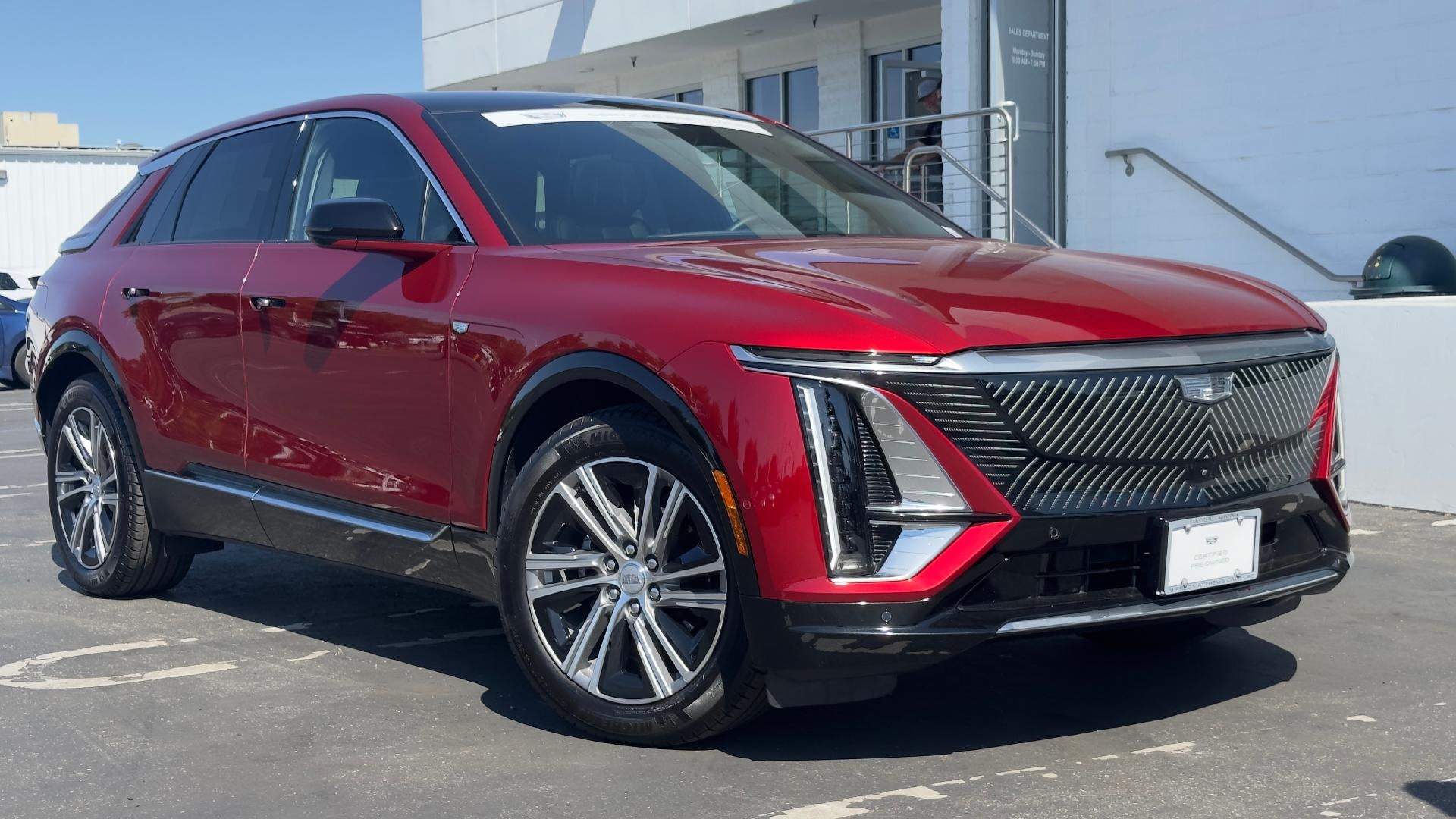 Radiant Red Tintcoat 2024 Cadillac LYRIQ SUV / Crossover All-Wheel Drive Automatic