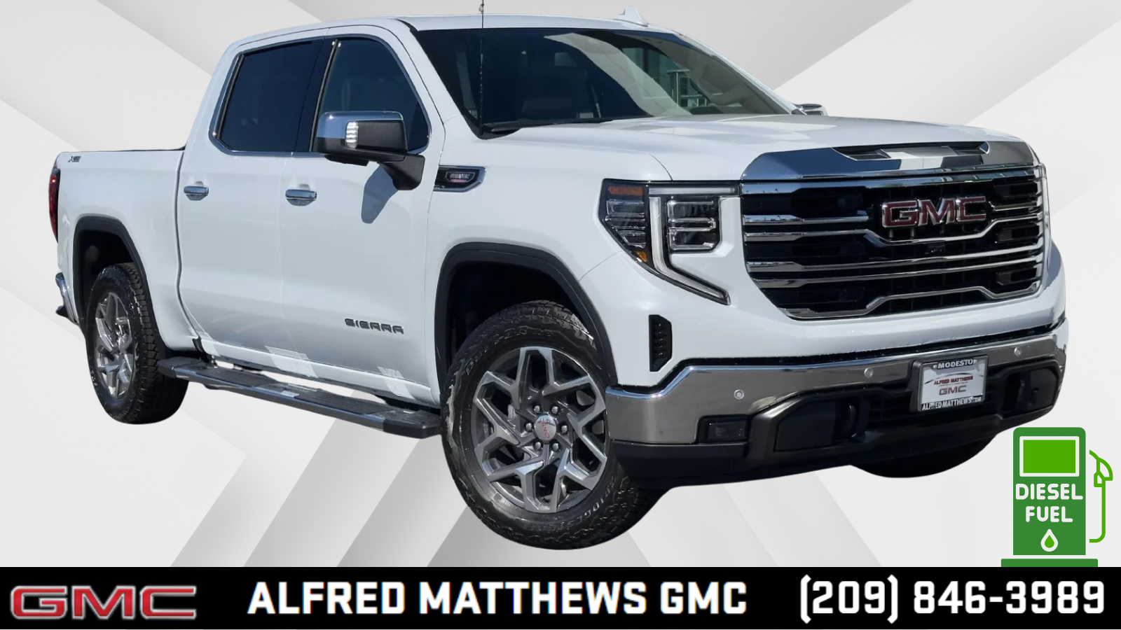 Glacier White Tricoat 2026 GMC Sierra 1500 Pickup Truck Four-Wheel Drive Automatic