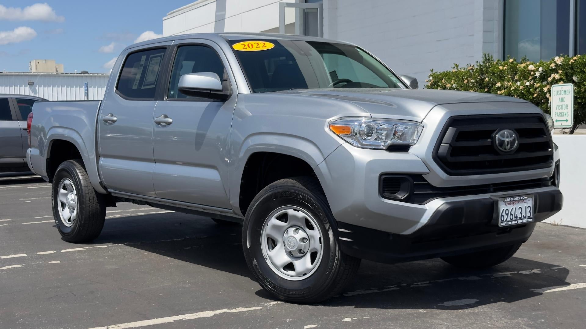 Silver 2022 Toyota Tacoma Pickup Truck 4X2 Automatic