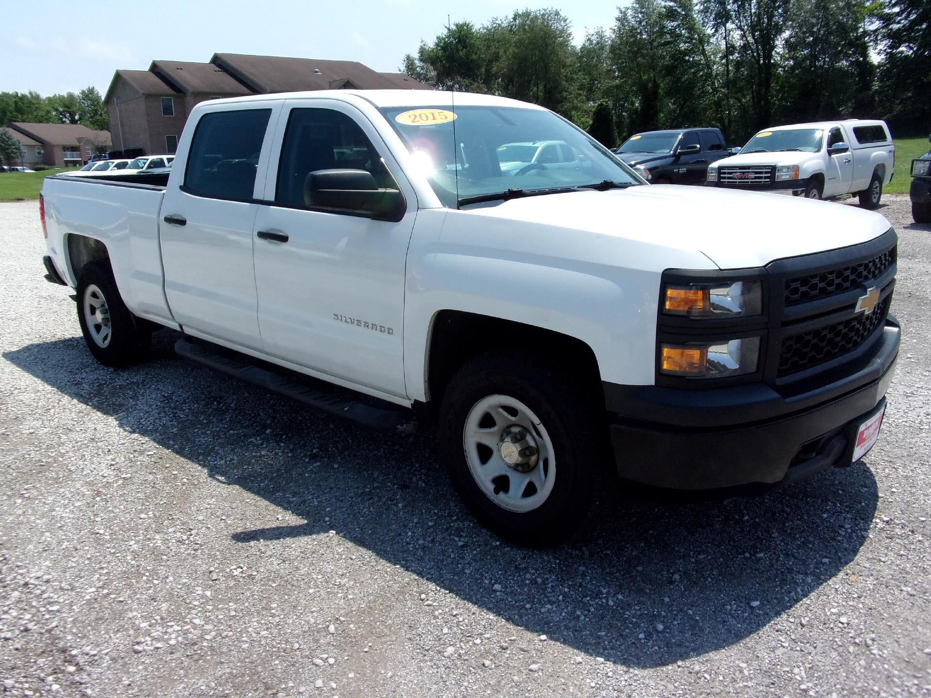 Summit White 2015 Chevrolet Silverado 1500 Pickup Truck Four-Wheel Drive Automatic