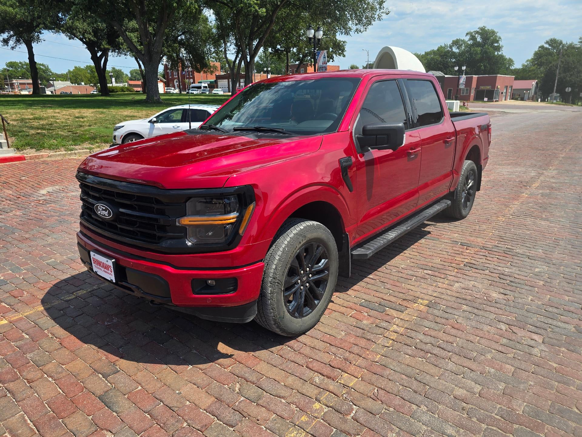 Red 2024 Ford F-150 Pickup Truck Four-Wheel Drive Automatic