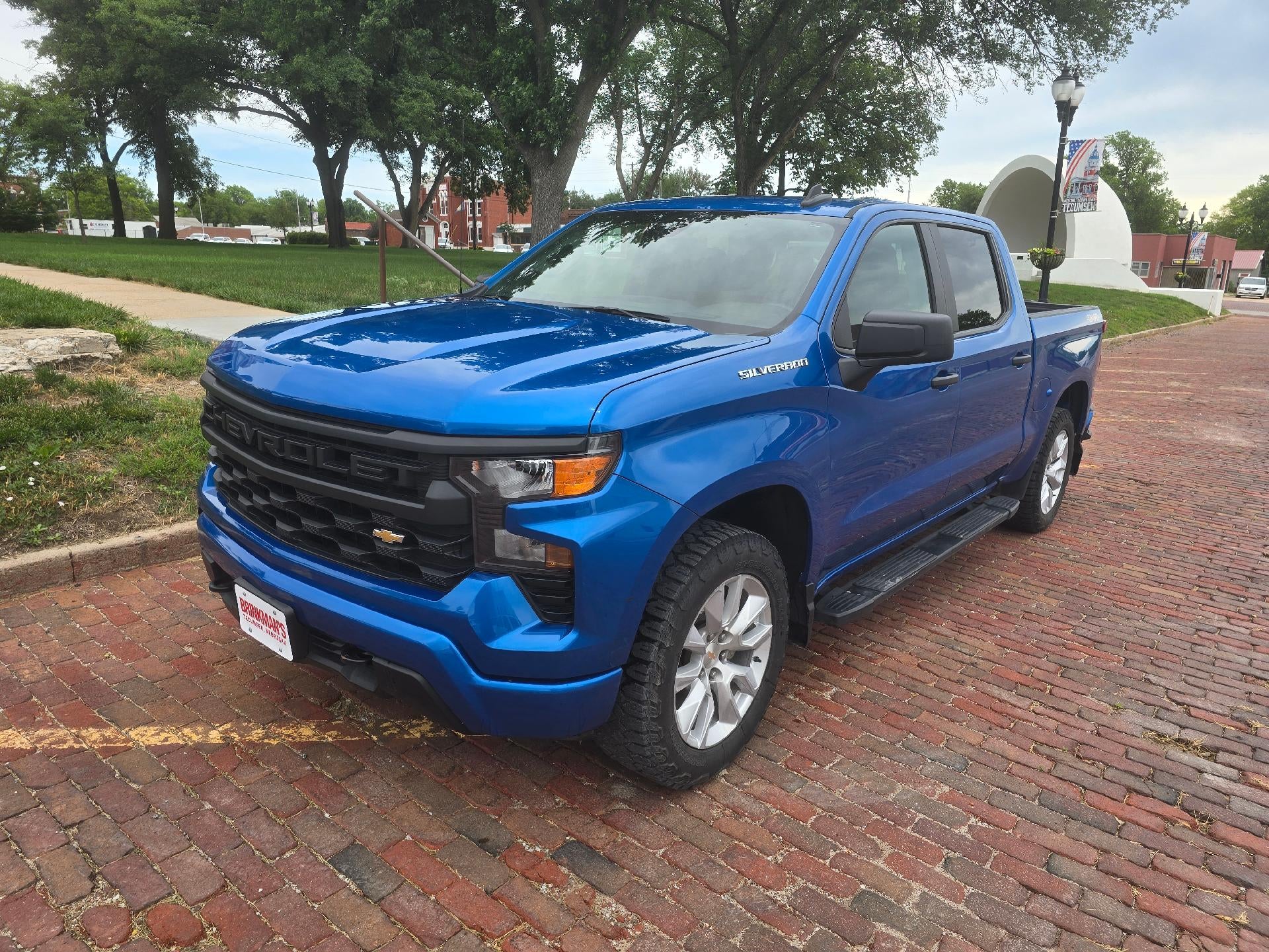 Glacier Blue Metallic 2024 Chevrolet Silverado 1500 Pickup Truck Four-Wheel Drive Automatic