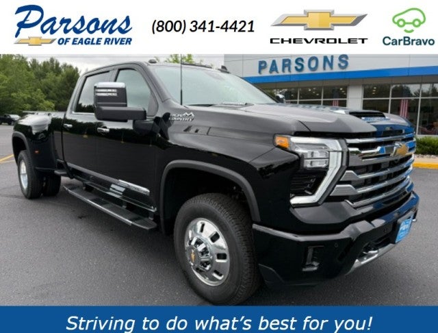 Black 2026 Chevrolet Silverado 3500HD Pickup Truck Four-Wheel Drive Automatic