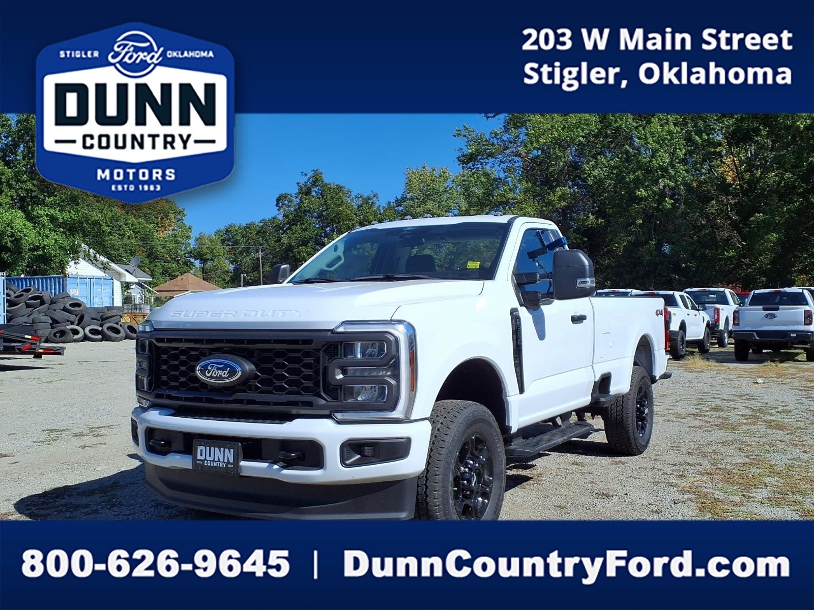 Oxford White 2024 Ford F-350 Super Duty Pickup Truck Four-Wheel Drive Automatic