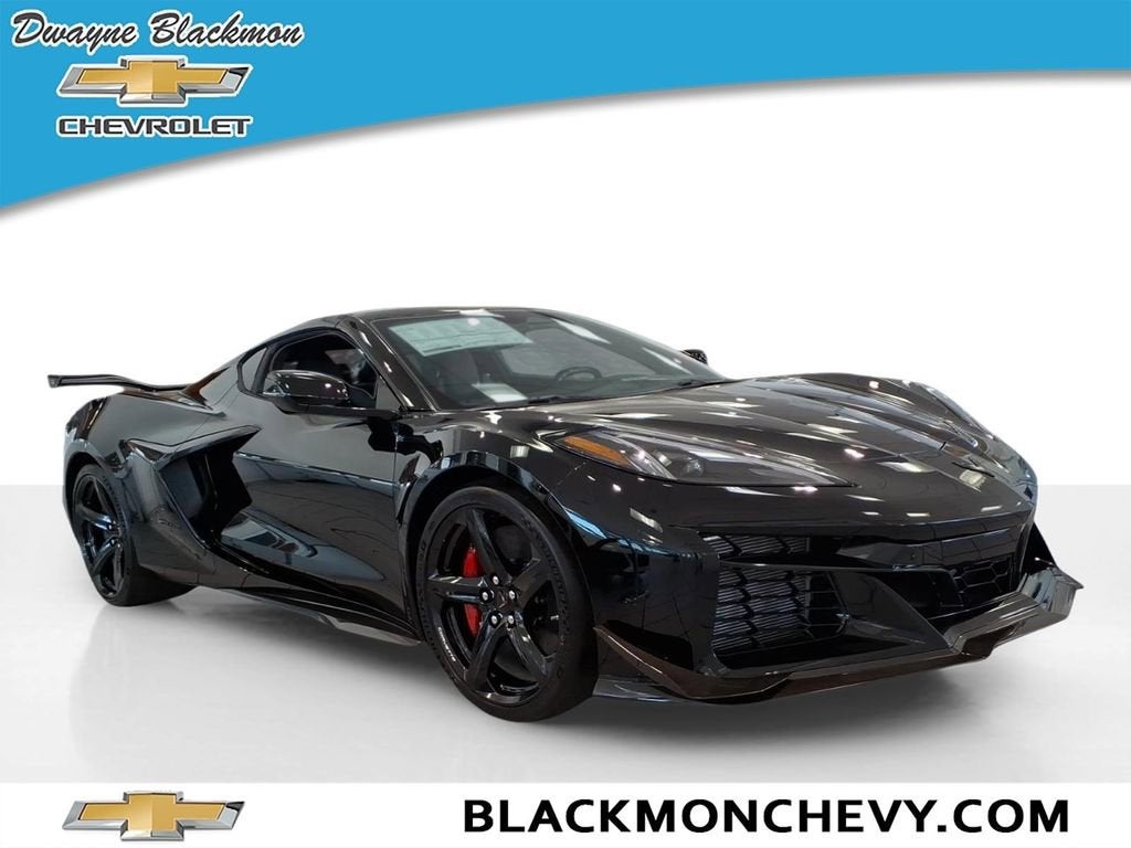 Black 2026 Chevrolet Corvette Coupe Rear-Wheel Drive Automatic