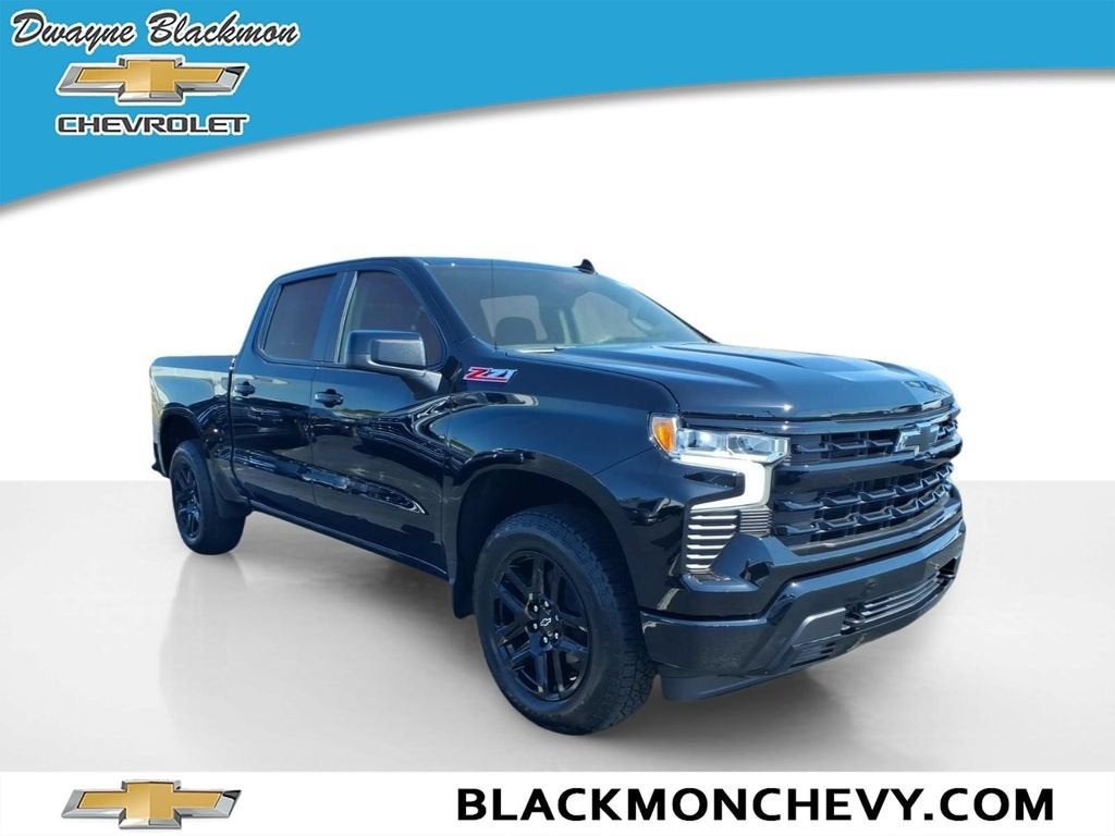 Black 2026 Chevrolet Silverado 1500 Pickup Truck Four-Wheel Drive Automatic