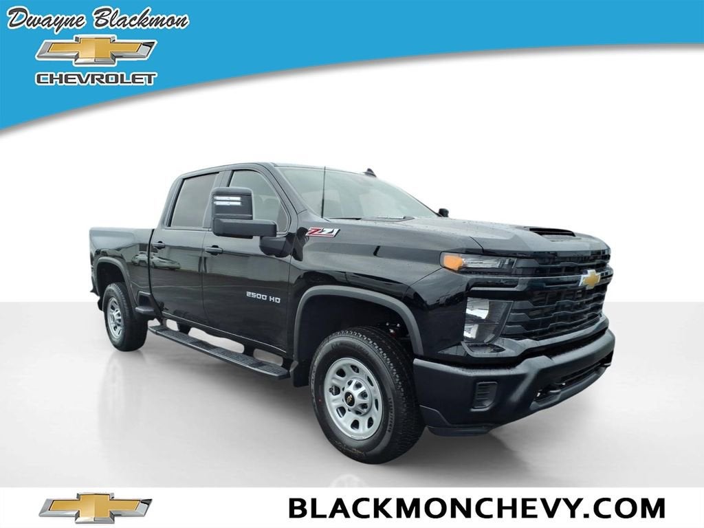 Black 2026 Chevrolet Silverado 2500HD Pickup Truck Four-Wheel Drive Automatic