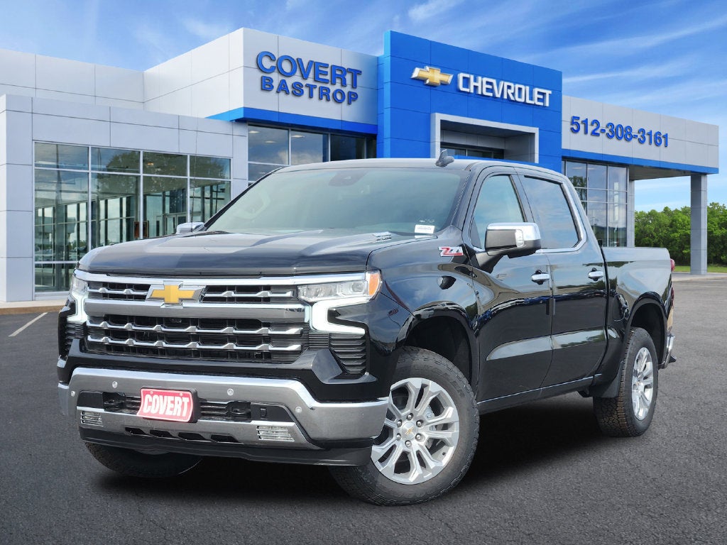 Black 2026 Chevrolet Silverado 1500 Pickup Truck Four-Wheel Drive Automatic