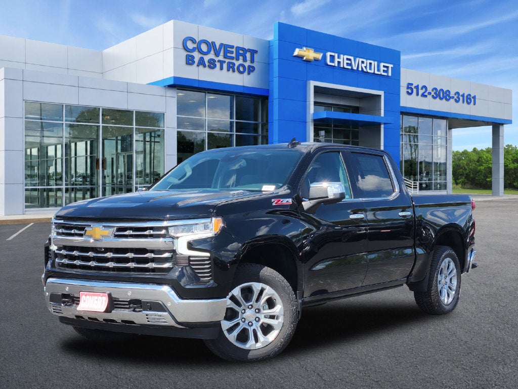 Black 2026 Chevrolet Silverado 1500 Pickup Truck Four-Wheel Drive Automatic
