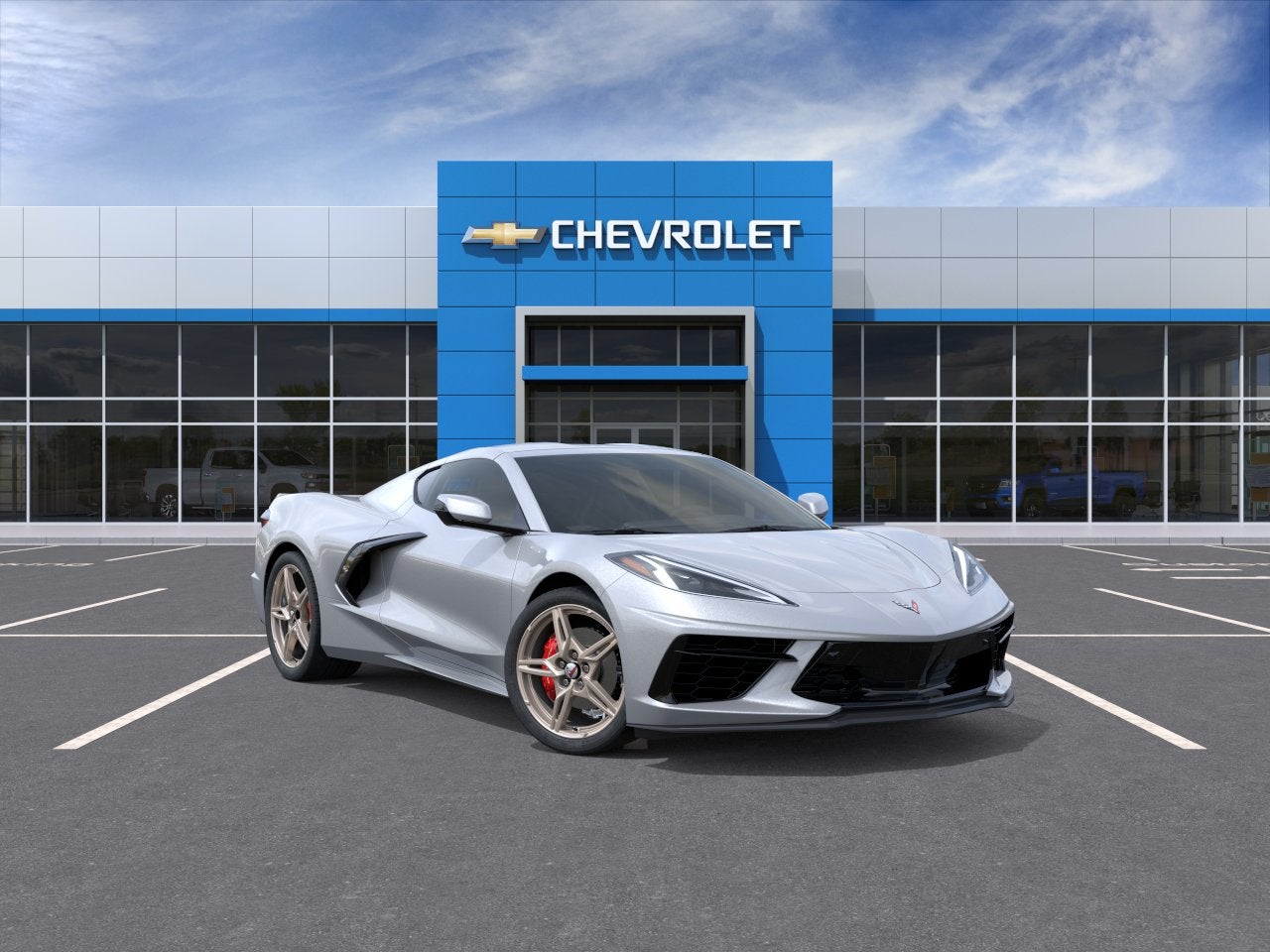 Blade Silver Metallic 2026 Chevrolet Corvette Coupe Rear-Wheel Drive Automatic