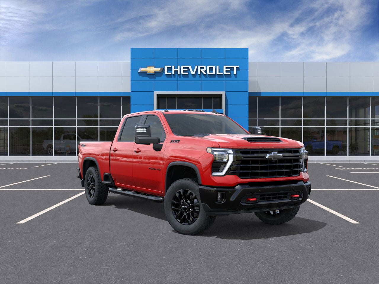 Red Hot 2026 Chevrolet Silverado 2500HD Pickup Truck Four-Wheel Drive Automatic